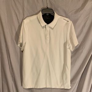 Mens Calvin Klein Size Large White Polo